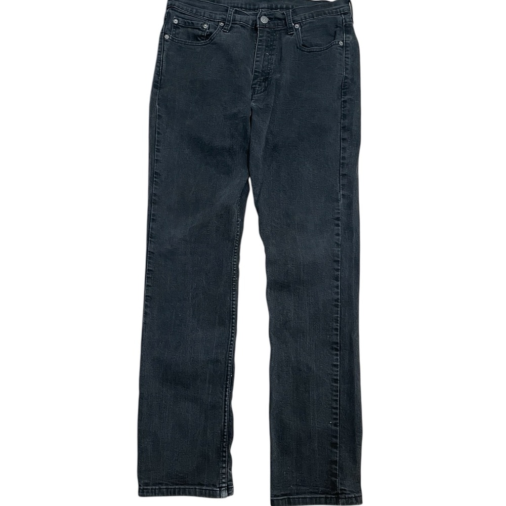 Levis Mens Slim Straight 514 Sz 30 30 (Tagged 33 32) Black Washed